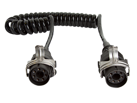 7 Pin Ebs Braking Coil - 2 x Multi Volt Plugs - Short Tails (3.6M)