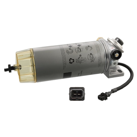 Mercedes Benz Fuel Water separator, complete, heated - Axor 1999-2016, Actros 1996-2012, Atego 1998-2013, Econic 1999-2005