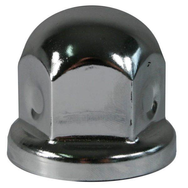Watts Wheels 41mm Chrome Nutcover – Flared – 49mm deep Blister Pack of 10