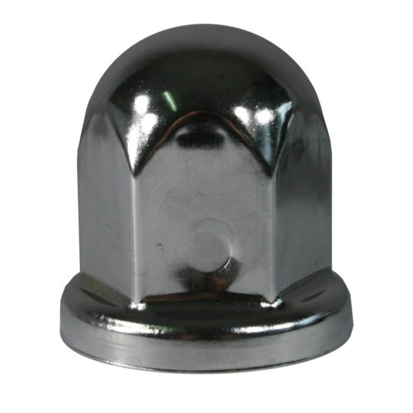 Watts Wheels 41mm Chrome Nutcover – Flared  – 60mm deep Blister Pack of 10