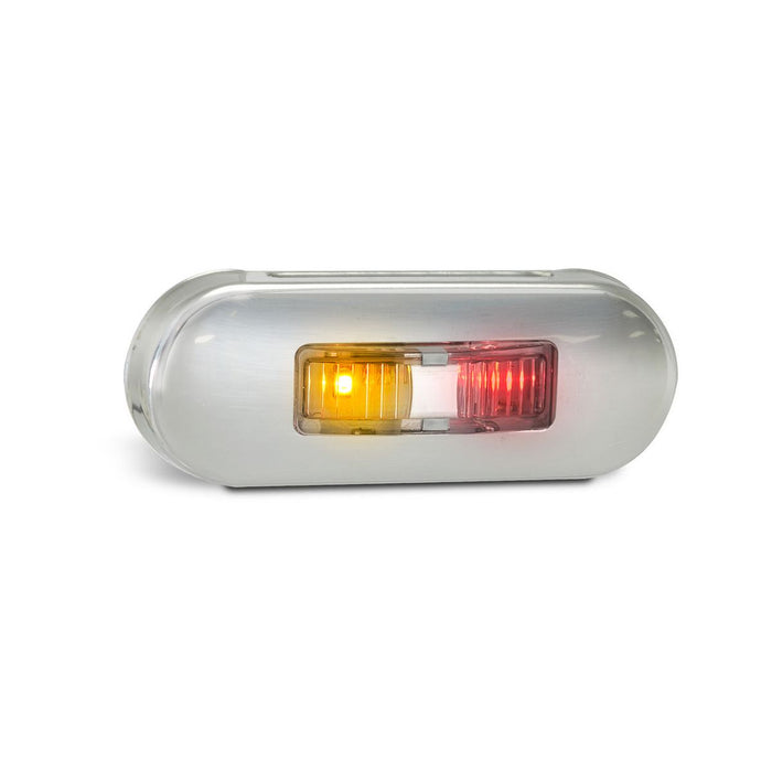 LED Autolamps Side Marker Led Amb/Red 12-24V Perm Mount Blister - 86ARM