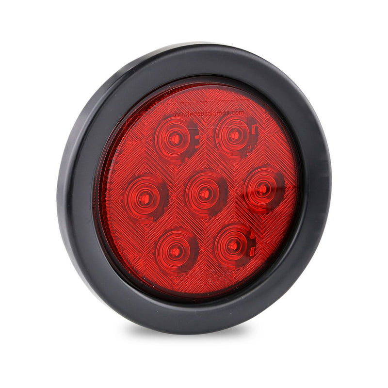 LED Autolamps LED Stop Tail Light Round With Grommet / Plug 12-24V - 113RMG