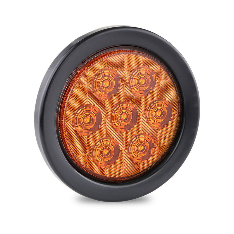 LED Autolamps LED Rear Indicator Light Round With Grommet / Plug 12-24V - 113AMG