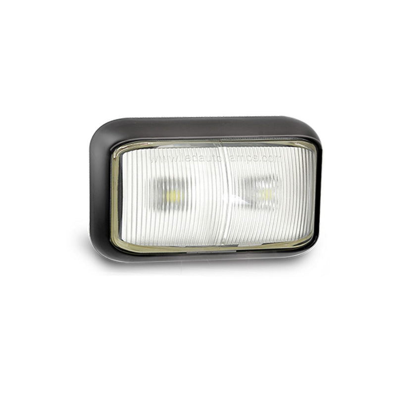 LED Autolamps Front Marker Light Clear LED 12 Or 24V Surface Mount - 58WM