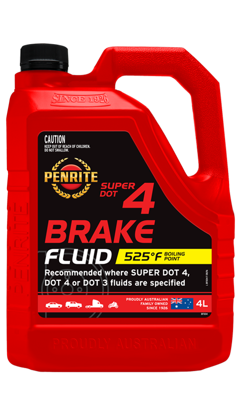 Penrite Brake Fluid Super Dot 4 - 4 Litres