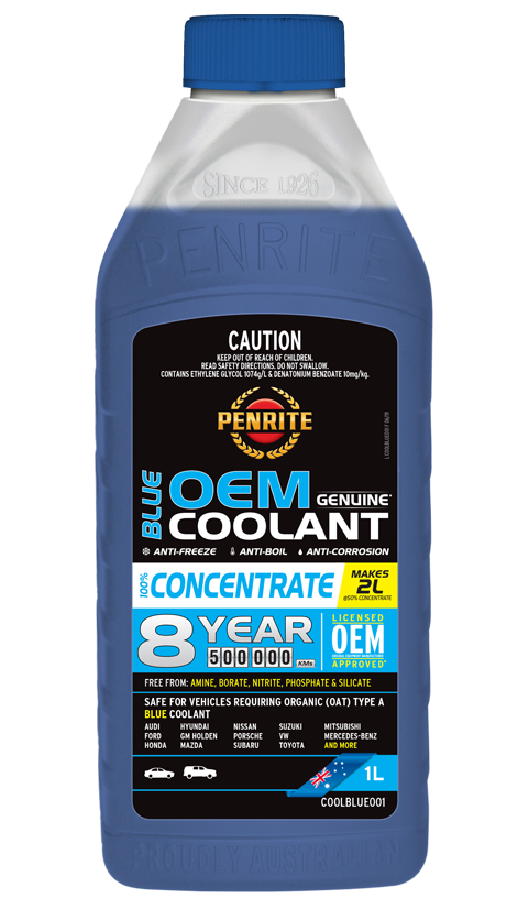 Penrite Blue OEM Coolant Concentrate 1 Litre