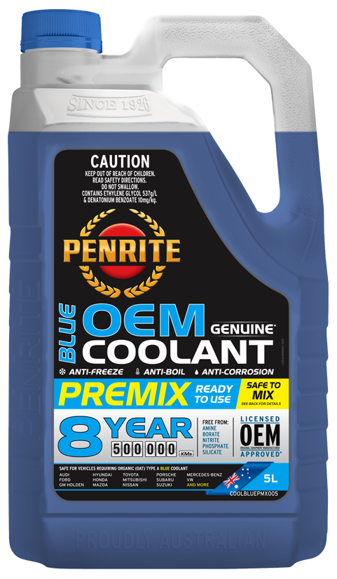 Penrite Blue OEM Coolant Premix 5 Litres