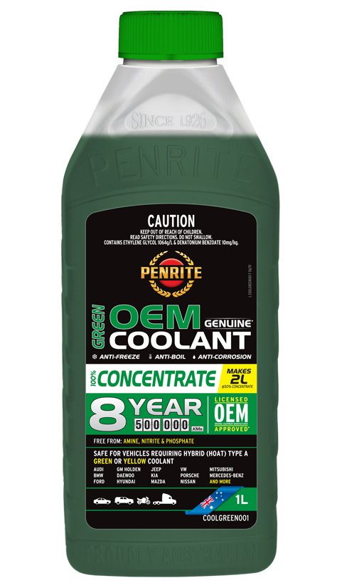 Penrite Green OEM Coolant Concentrate 1 Litre