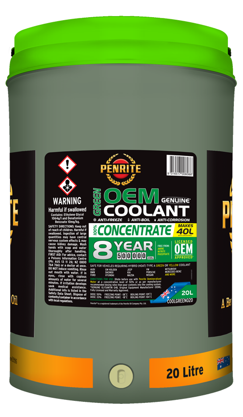Penrite Green OEM Coolant Concentrate 20 Litres