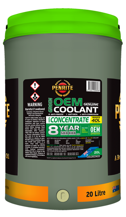 Penrite Green OEM Coolant Concentrate 20 Litres