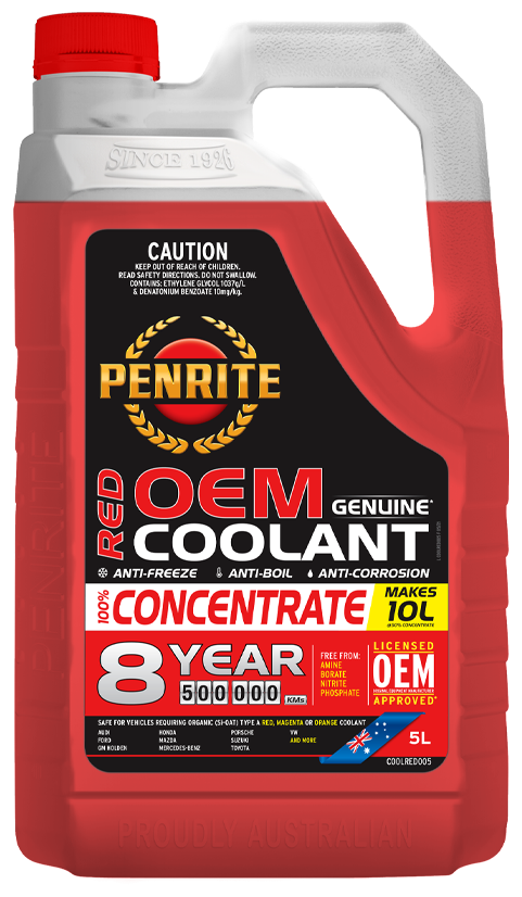 Penrite Red OEM Coolant Concentrate 5 Litres