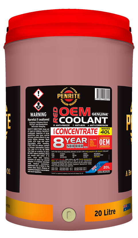 Penrite Red OEM Coolant Concentrate 20 Litres