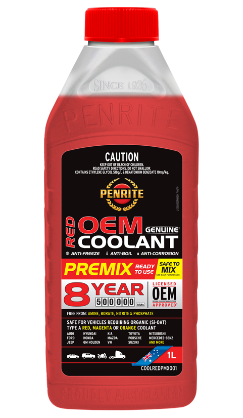 Penrite Red OEM Coolant Premix 1 Litre