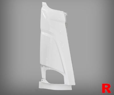 Hino Corner Panel R/H White - 500 Series FG FL FM GH 2017 on
