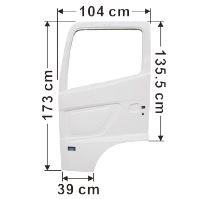 Hino Door Shell White L/H - Pro 500 Series 2003 to 2010