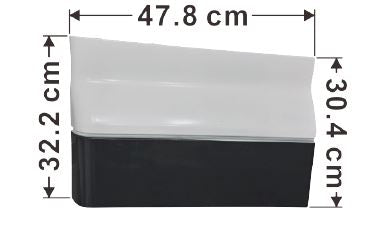 Hino Rear Pillar Garnish R/H - 700 Series 2004 on