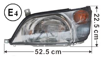 Hino Headlight Electric Adjust L/H - 300 Series XZU6 2012 to 2017