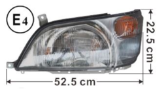 Hino Headlamp Electric Adjust L/H - 300 Series XZU6 2012 to 2017