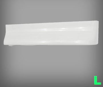 Hino Rear Pillar Garnish White L/H - Pro 500 Series 2003 On