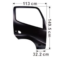 Hino Door Shell R/H (With Reflector) - Dutro 300 Series XZU3 XKU4 XZU4 XKU6 XZU6 2003 On