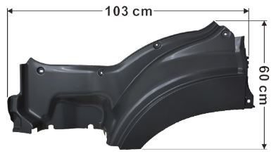 Hino Stand Panel Upper L/H - 700 Series 2004 on