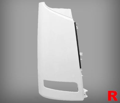 Mitsubishi Corner Panel White R/H - Fuso Fighter FK, FM and FN models 2011 on