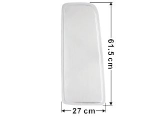 Hino Chrome Outer Pillar Garnish R/H - Pro 500 Series 2003 On