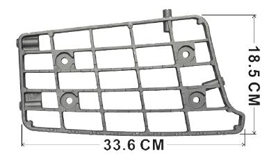 Hino Alloy Step Plate Centre & Lower L/H R/H - 700 Series 2004 on