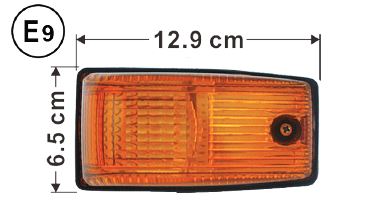 Hino Side / Door Light Amber - Dutro 300, Pro 500 & 700 Series