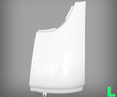 Mitsubishi Corner Panel White L/H - Canter FE5 FE6 1995 to 2004