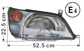 Hino Headlight Electric Adjust R/H - 300 Series XZU6 2012 to 2017