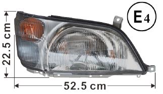 Hino Headlamp R/H - Dutro 300 Series XZU3 XKU4 XZU4 XZU6 2003 to 2017
