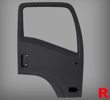 Isuzu Door Shell R/H - NLR NLS NNR NPR NPS NQR 2008 to 2015