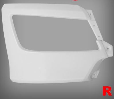 Hino Bumper Bar Corner White R/H - 500 Series FD FE 2018 on