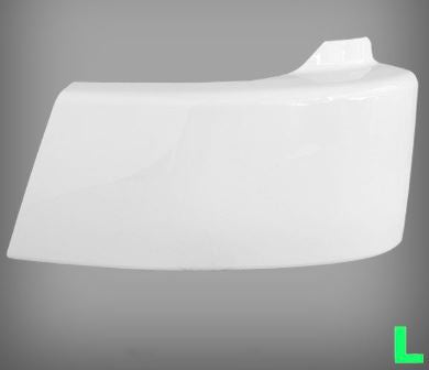 Bumper Bar Corner White L/H - Mitsubishi Fighter FM FN 2008 On