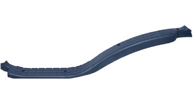 Hino Scuff Panel R/H Blue - Pro 500 Series 2003 to 2010