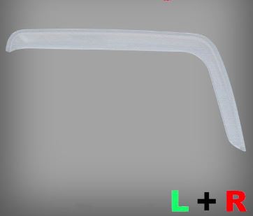 Hino Door Weather Shield Set Clear - Pro 500 & 700 Series 2003 On