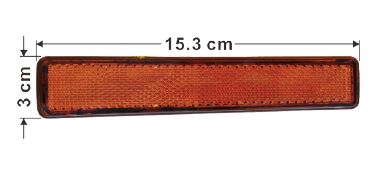 Hino Step Reflector - Hino Pro, 500 & 700 Series. Mitsubishi Fighter FK, Fighter FM FN models 1996 on