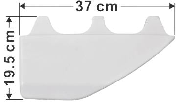 Hino Step Garnish White L/H - Pro 500 Series FC FD FE 2003 to 2018