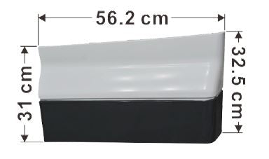 Hino Rear Pillar Garnish L/H - 700 Series 2004 on