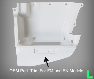 Mitsubishi Step Panel White L/H - Fighter FK FM FN 2008 on