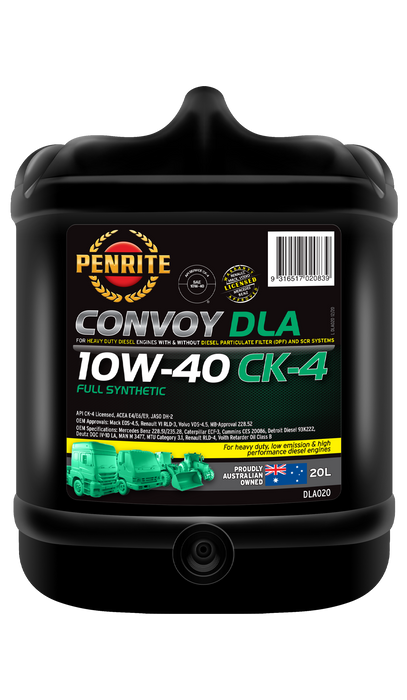 Penrite Convoy DLA 10-W40 (Full Synthetic) - 20 Litres