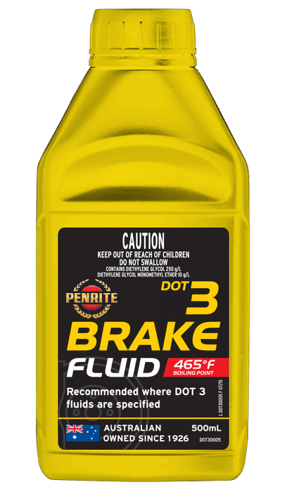 Penrite Brake Fluid DOT 3 500ml