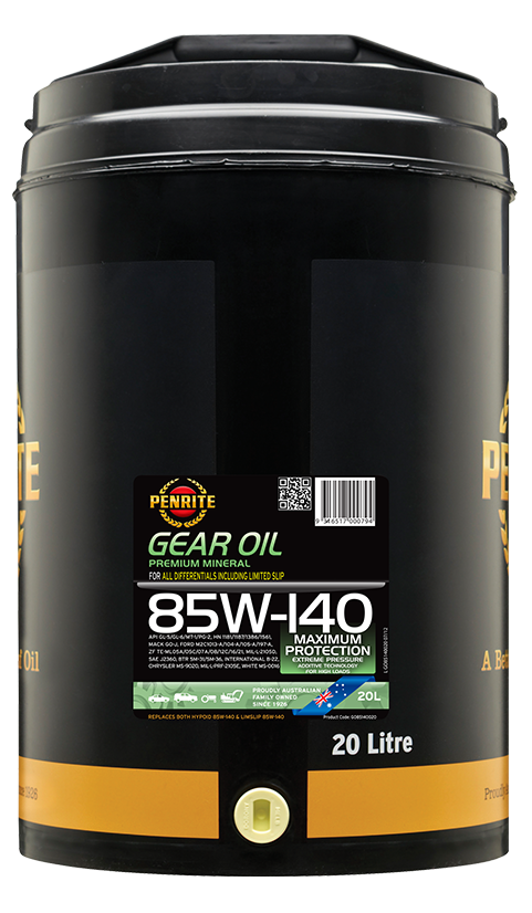 Penrite Gear Oil 85w-140 (Mineral) 20 Litres