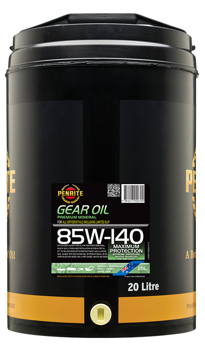 Penrite Gear Oil 85w-140 (Mineral) 20 Litres