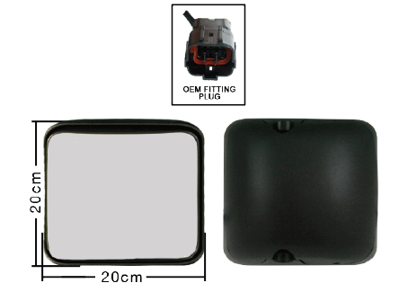 Hino Heated Spotter Mirror Electric - 500 Series 2010 On & 700 Series 2004 On