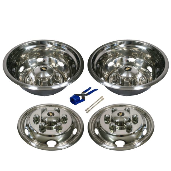 Wheel Simulator Set 22.5″ x 8.25″ – 165mm Offset – 10 Stud