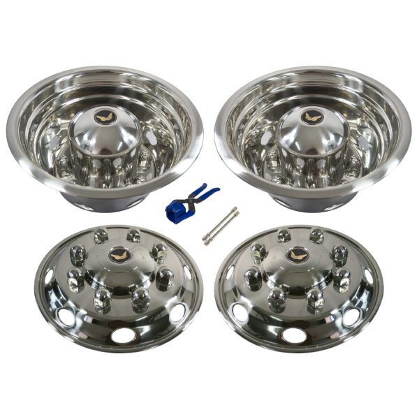 Hino Wheel Simulator Set -  19.5″ x 6.75 ” – 147mm Offset – 8 Stud 500 Series FE 2010 to 2018