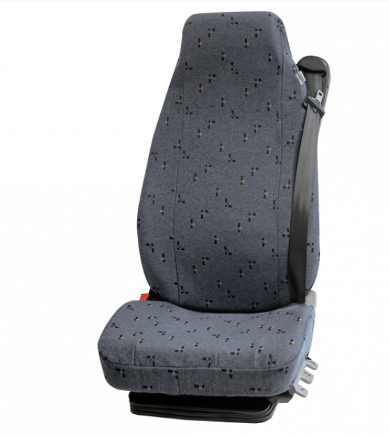 Universal Grey Seat Cover Fits LH & RH - DAF Iveco MAN Mercedes Benz Scania