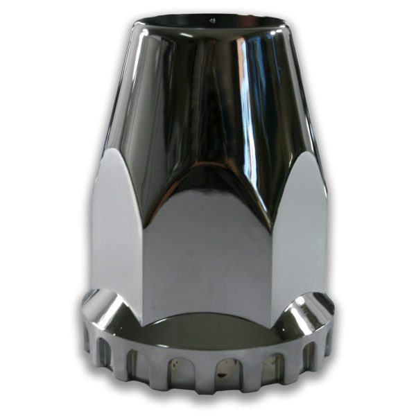 Watts Wheels 33mm Chrome Plastic Screw-On Nutcover Blister Pack of 10